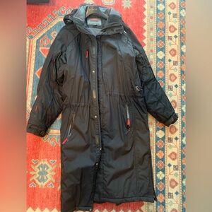 Mens Karbon long “coaches” ski coat. Large.